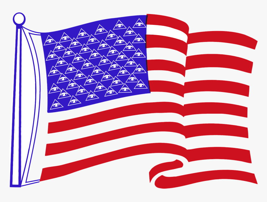 American Flag Waving Transparent, HD Png Download, Free Download