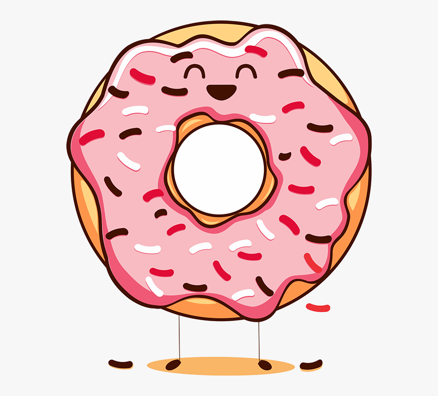 Donuts Clipart Happy Birthday - Transparent Background Donuts Clipart, HD Png Download, Free Download