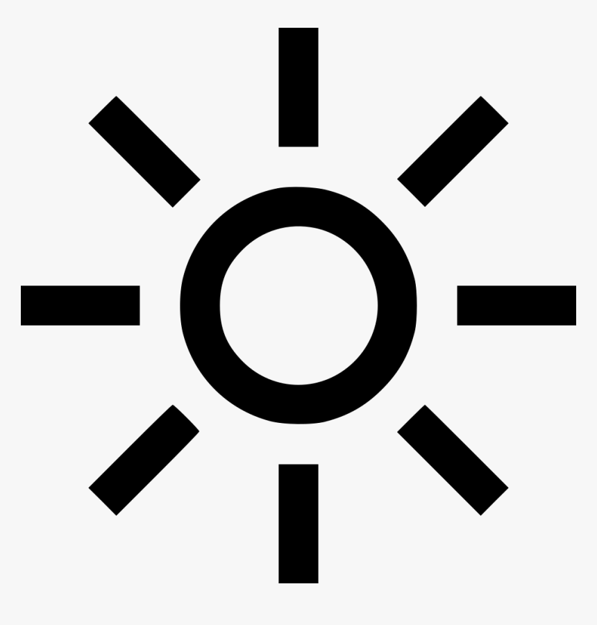 Bright Brightness Contrast Ui Flash - Brightness Png Icon, Transparent Png, Free Download