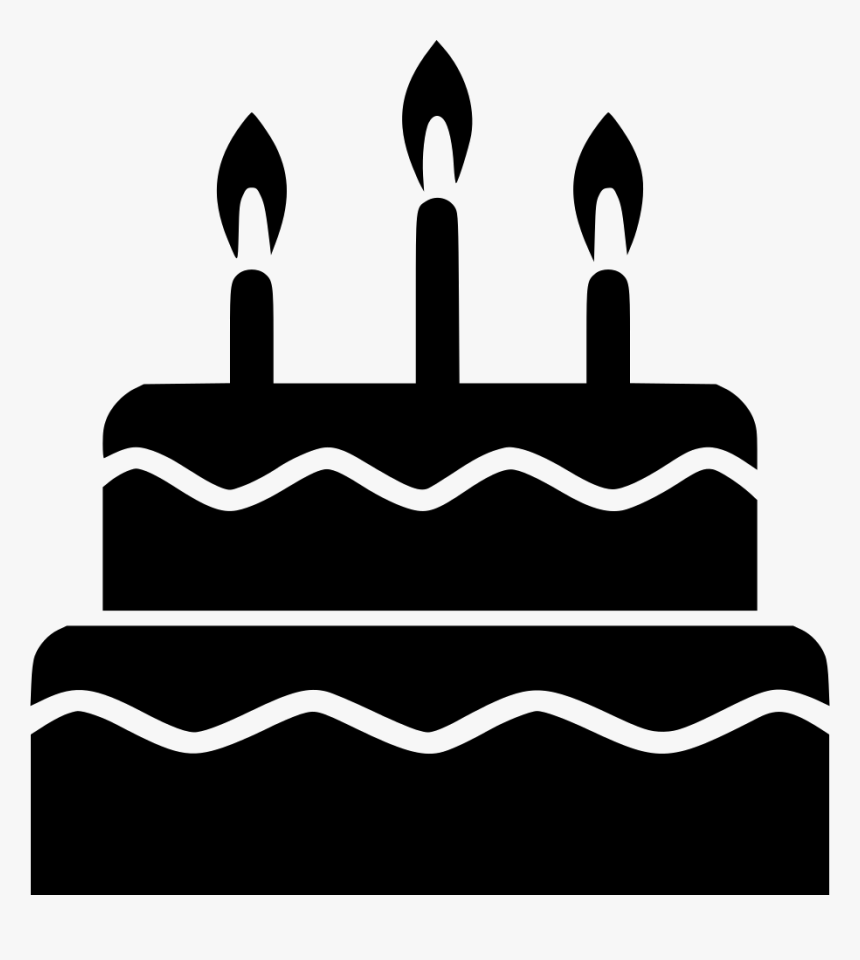 Cake Party Tier Candle - Birthday Cake Vector Icon, HD Png Download, Free Download