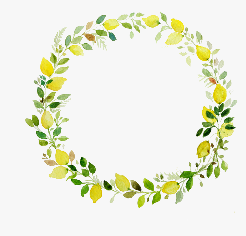 Transparent Blume Clipart Watercolor Greenery Wreath Transparent Background Hd Png Download Kindpng