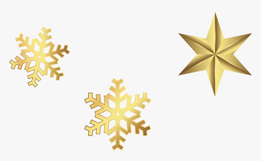 Gold Snowflakes Search Result - Gold Snowflake Png, Transparent Png, Free Download