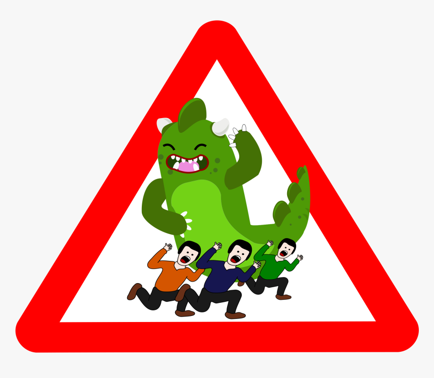 Godzilla Danger Clip Arts - Danger Clipart, HD Png Download, Free Download