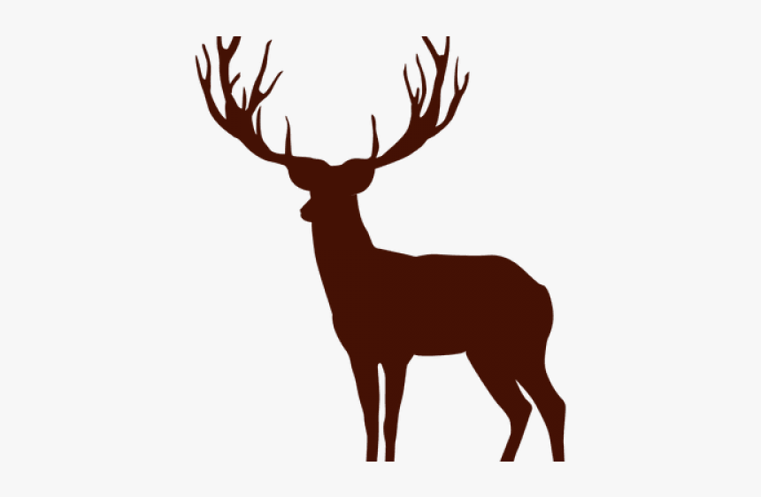 Deer Png Transparent Images - Deer Silhouette Transparent, Png Download, Free Download