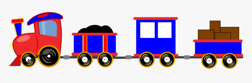 Toy Train Png Tranparent - Cartoon Train Transparent Background, Png Download, Free Download