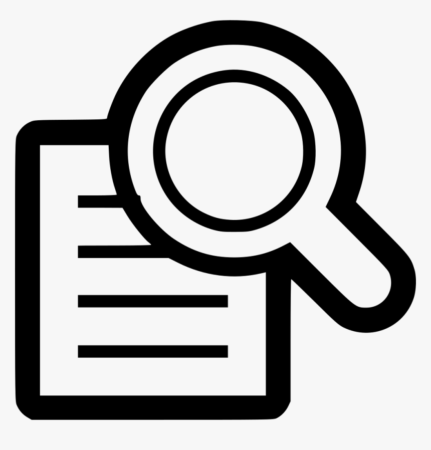 Document Magnify Icon Png, Transparent Png, Free Download