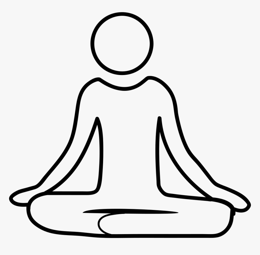 Meditation Yoga Posture - Meditation Icon, HD Png Download, Free Download