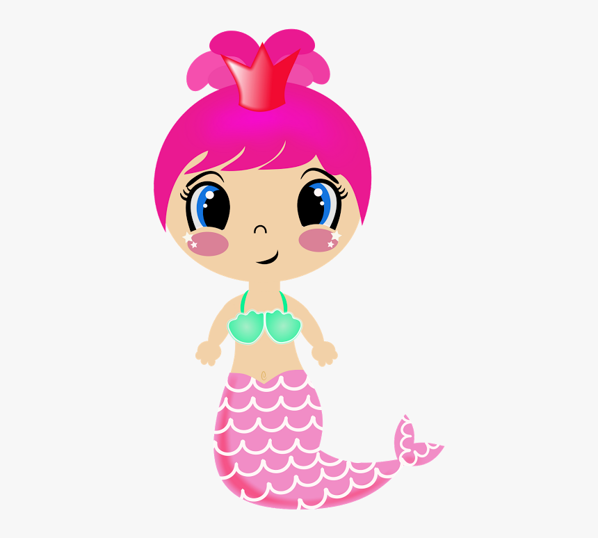 Clam Clipart Pastel - Baby Little Mermaid Png, Transparent Png, Free Download