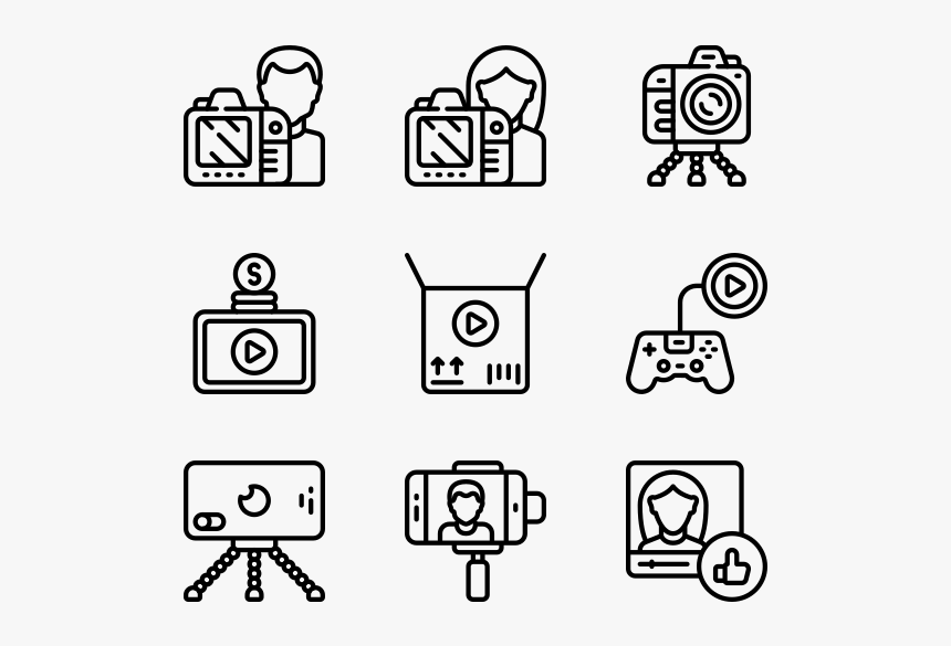 Video Blogging - Vector Hot Dog Icon, HD Png Download, Free Download