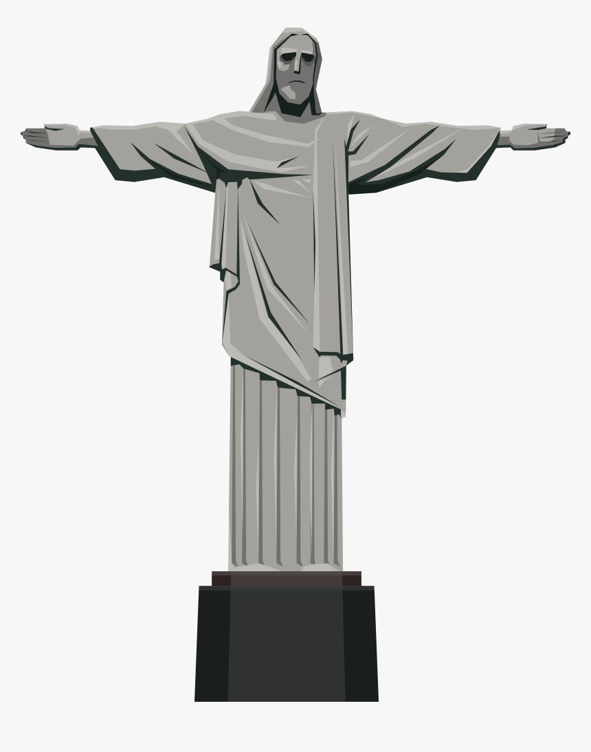 Christ The Redeemer Statue Png Clip Art, Transparent Png, Free Download