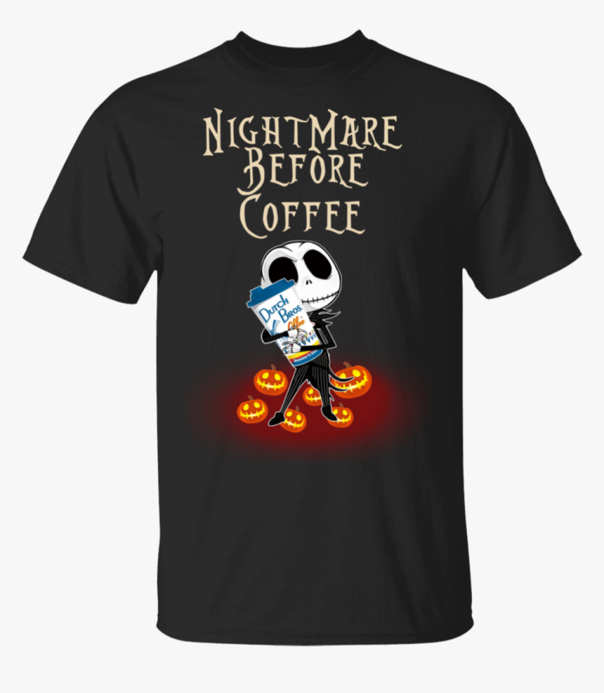 Nightmare Before Coffee Dutch Bros Baby Jack Skellington - Black Out Football Shirts, HD Png Download, Free Download