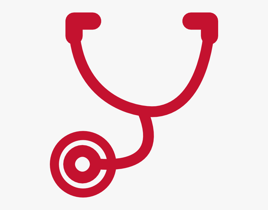 Red Clip Art At - Stethoscope Clipart Red, HD Png Download, Free Download