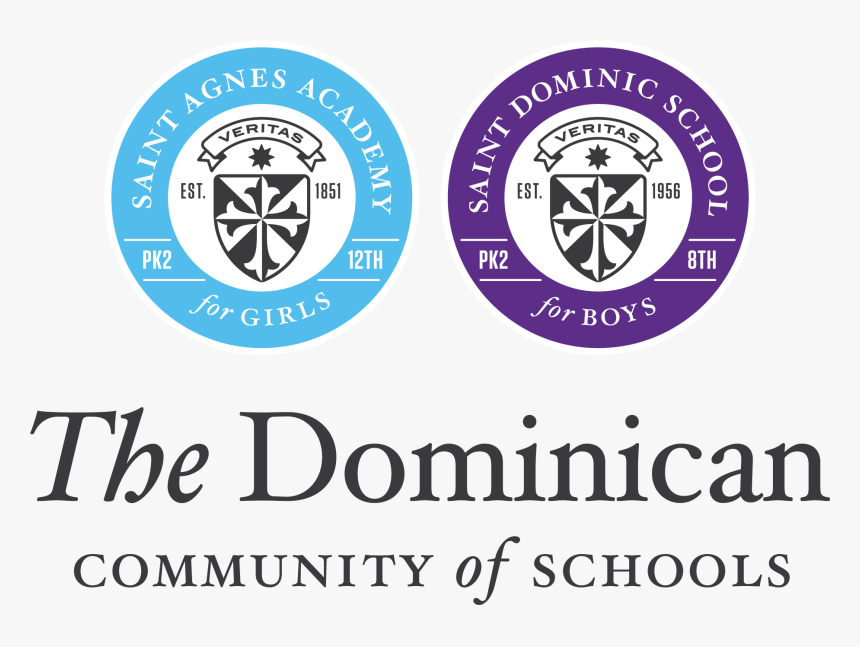 Saint Agnes Academy Saint Dominic School - St Agnes Academy Logo, HD Png Download, Free Download