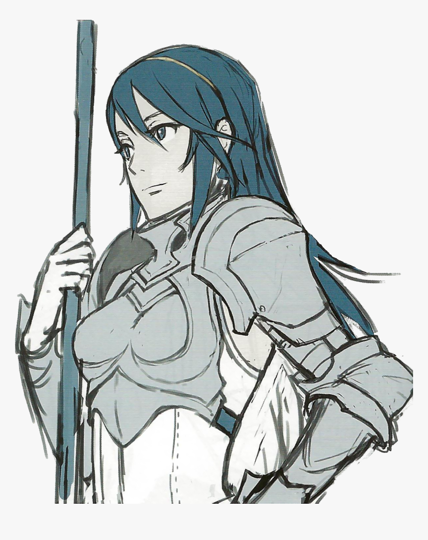 Banner Free Image Cordelia Art Blue Hair Png Fire - Fire Emblem Cordelia Concept Art, Transparent Png, Free Download