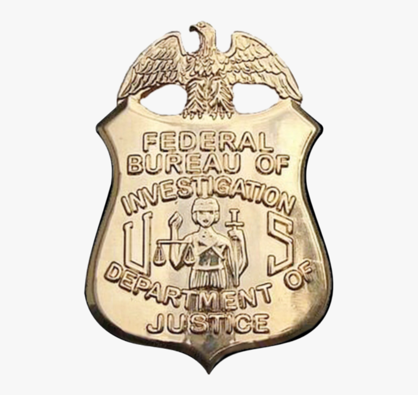 Badge Of A Federal Bureau Of Investigation Special Fbi Badge No Background Hd Png Download Kindpng - fib badge roblox