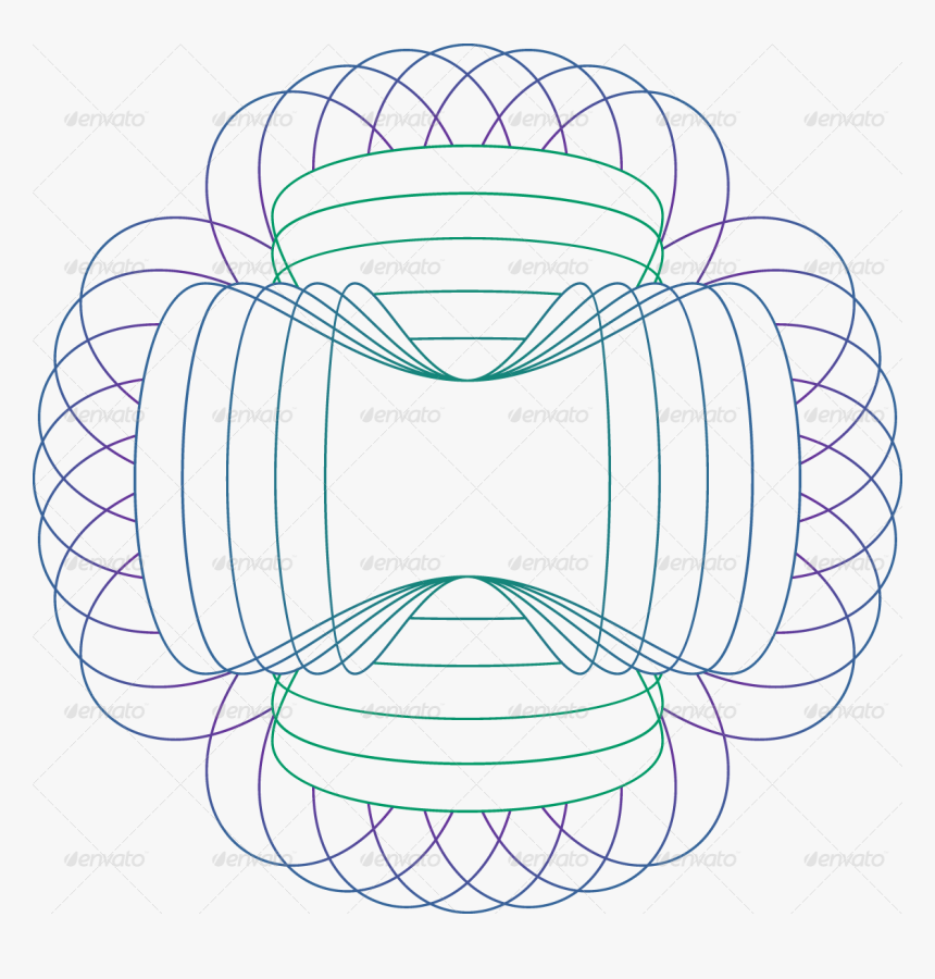 Decorative Element Transparent Image - Line Art, HD Png Download, Free Download