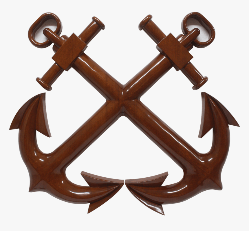 Boatswain Insignia Plaque - Boatswain Mate Crossed Anchors, HD Png Download, Free Download