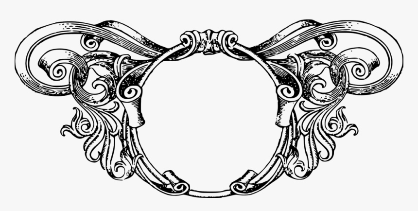 Vintage Ornate Circle Frame - Sadi Card Logo Png, Transparent Png - kindpng