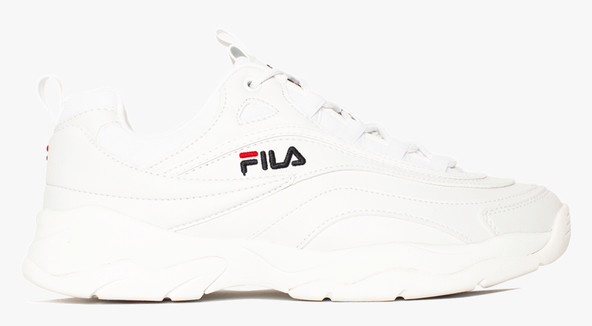 Fila Sneakers Ray Low Woman White - Fila White Shoes, HD Png Download ...