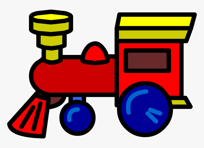 Image - Toy Train For Coloring, HD Png Download, Free Download