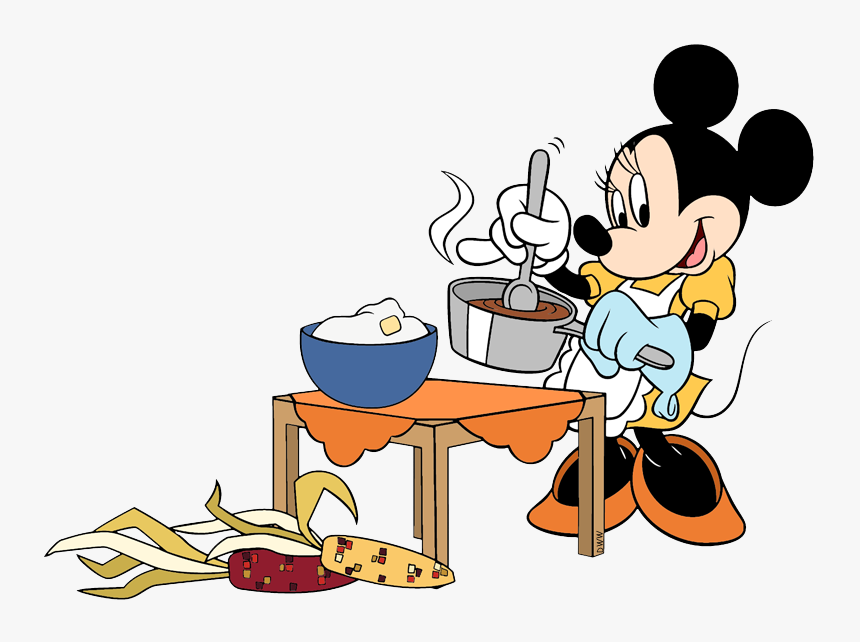 Transparent Cooking Clip Art - Mickey Mouse Cooking Clipart, HD Png Download, Free Download