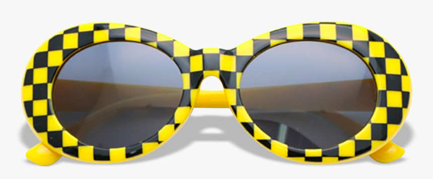 Transparent 3d Glasses Png - Yellow Checkered Clout Goggles, Png Download, Free Download