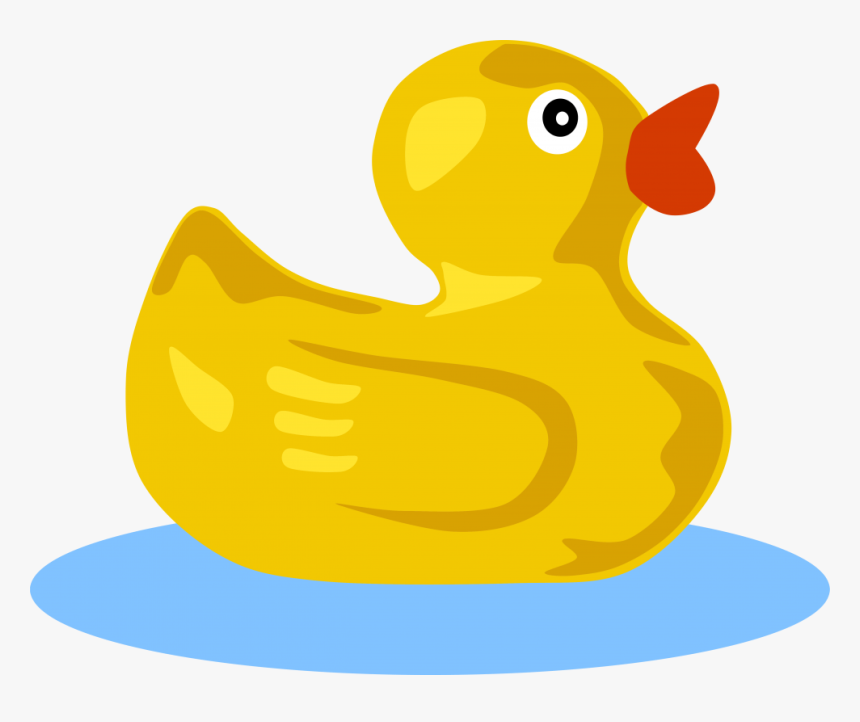 Water Bird,wing,duck - Rubber Duck Clip Art, HD Png Download, Free Download