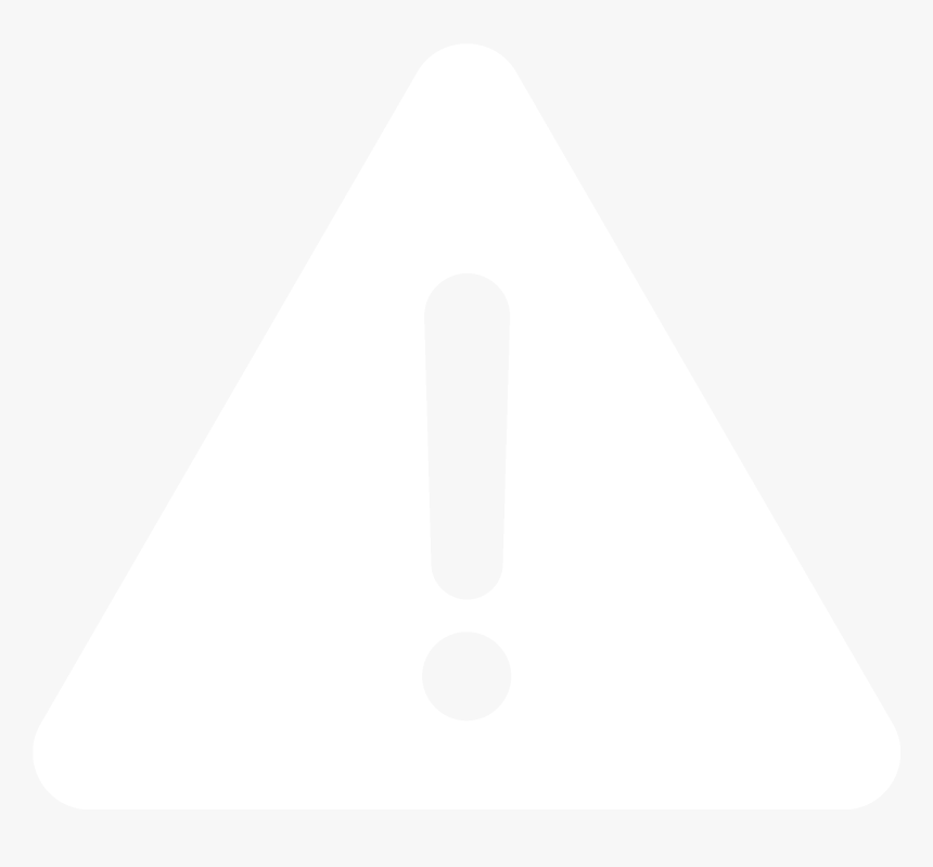 Report Gas Leak - Caution White Icon, HD Png Download, Free Download