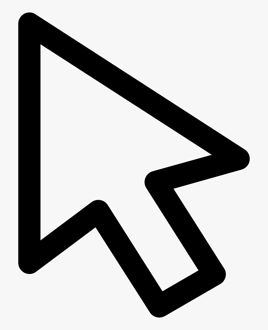 Computer Mouse Cursor - Computer Mouse On The Screen, HD Png Download, Free Download