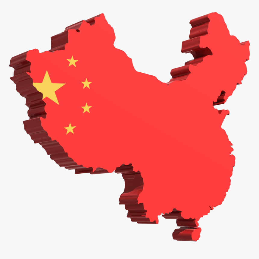 Map Of China/flag Of China Png Image - China Map No Background, Transparent Png, Free Download