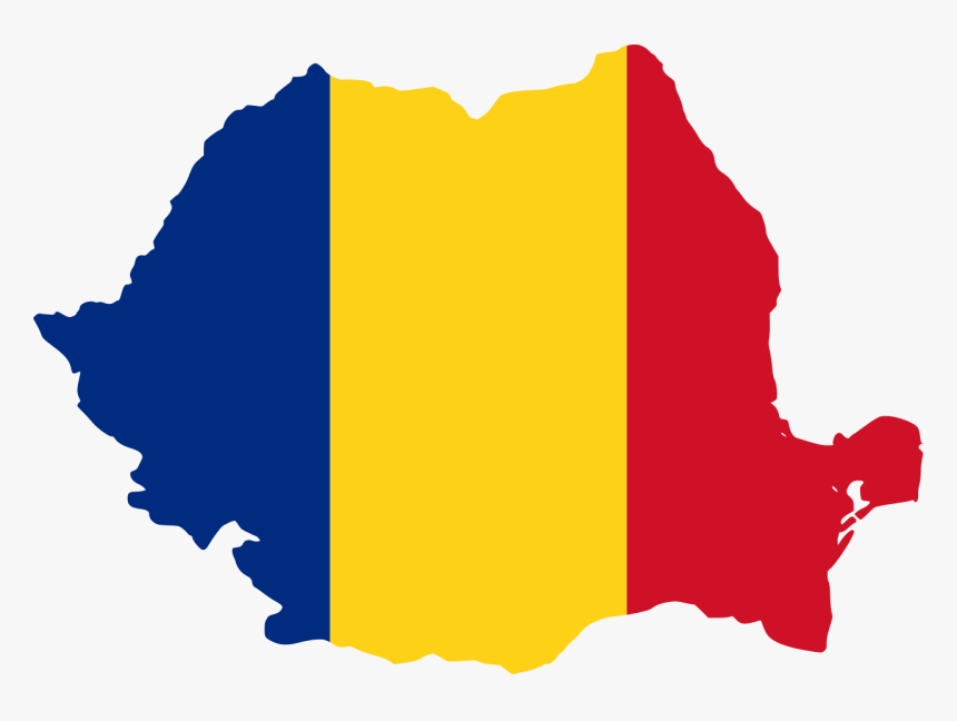 Flag Map Of Romania - Romania Png, Transparent Png, Free Download