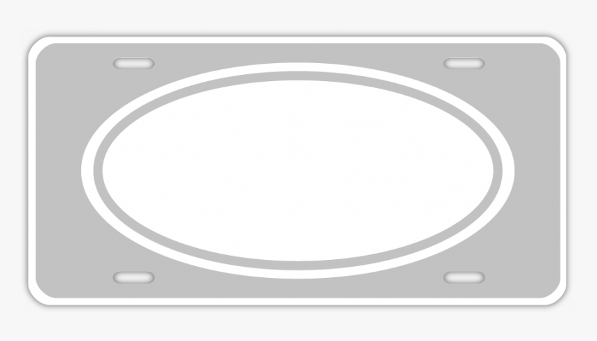 Blank License Plate Png - Circle, Transparent Png, Free Download