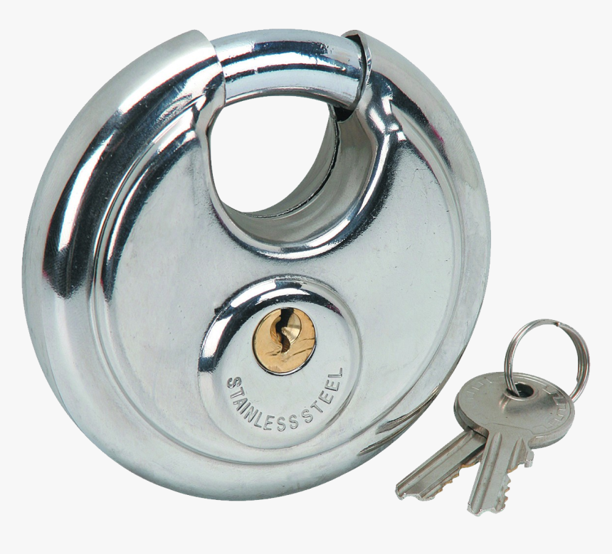 Padlock Png Image - Lock Round, Transparent Png, Free Download