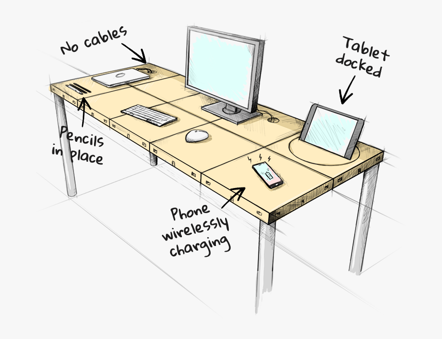 Modulos Keeps You Organised - Conference Room Table, HD Png Download, Free Download