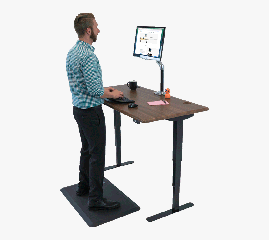 Standing-desk - Stand Up Desk, HD Png Download, Free Download