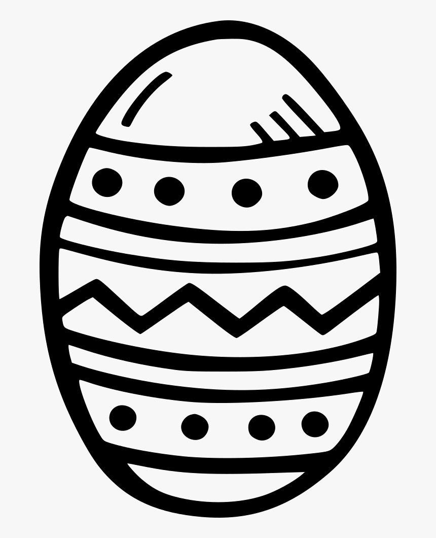 Easter - Easter Egg Hand Drawn Png, Transparent Png, Free Download