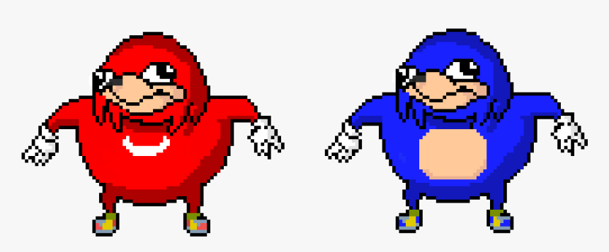 Red And Blue Ugandan Knuckles, HD Png Download, Free Download