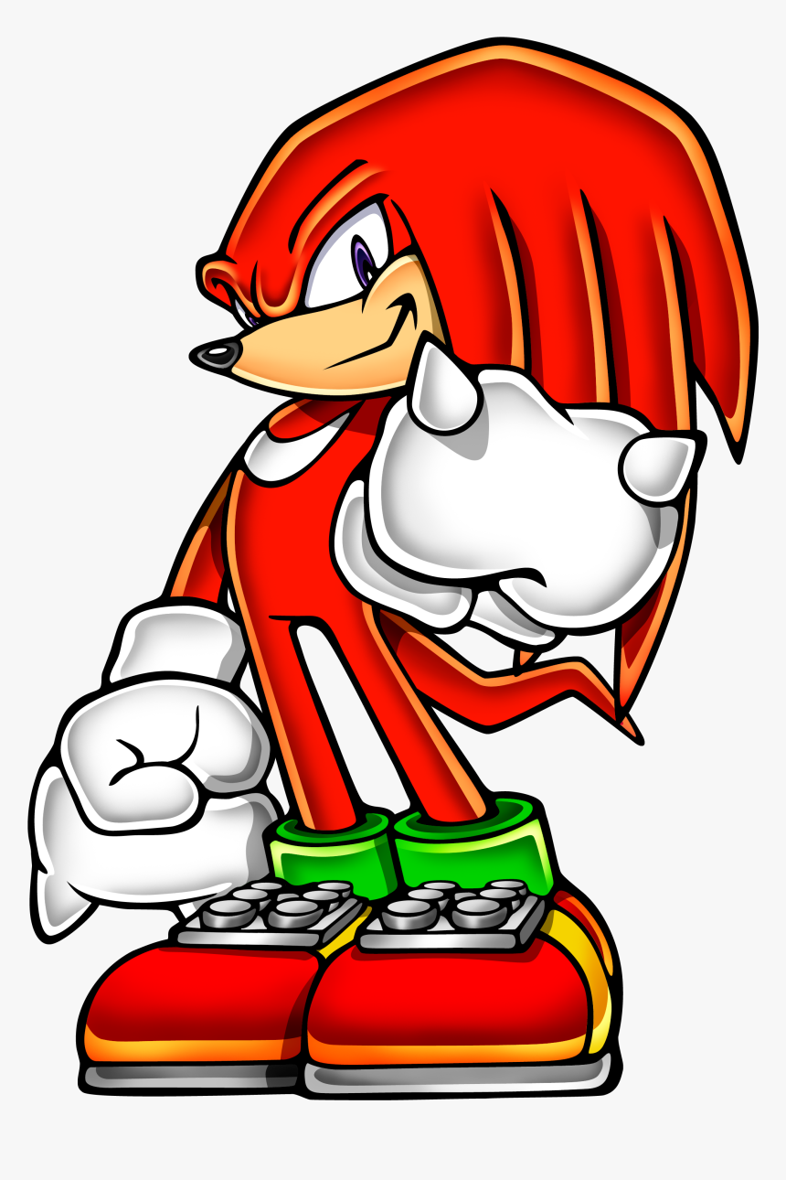 Advance Knuckles - Knuckles The Echidna, HD Png Download - kindpng