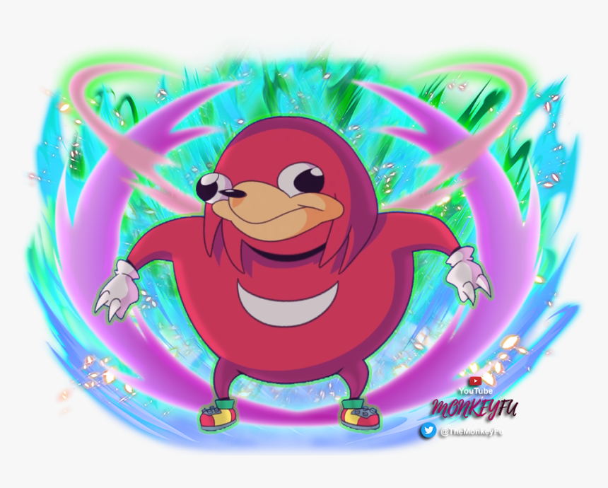 Ugandan Knuckles Brudda - Cartoon, HD Png Download, Free Download