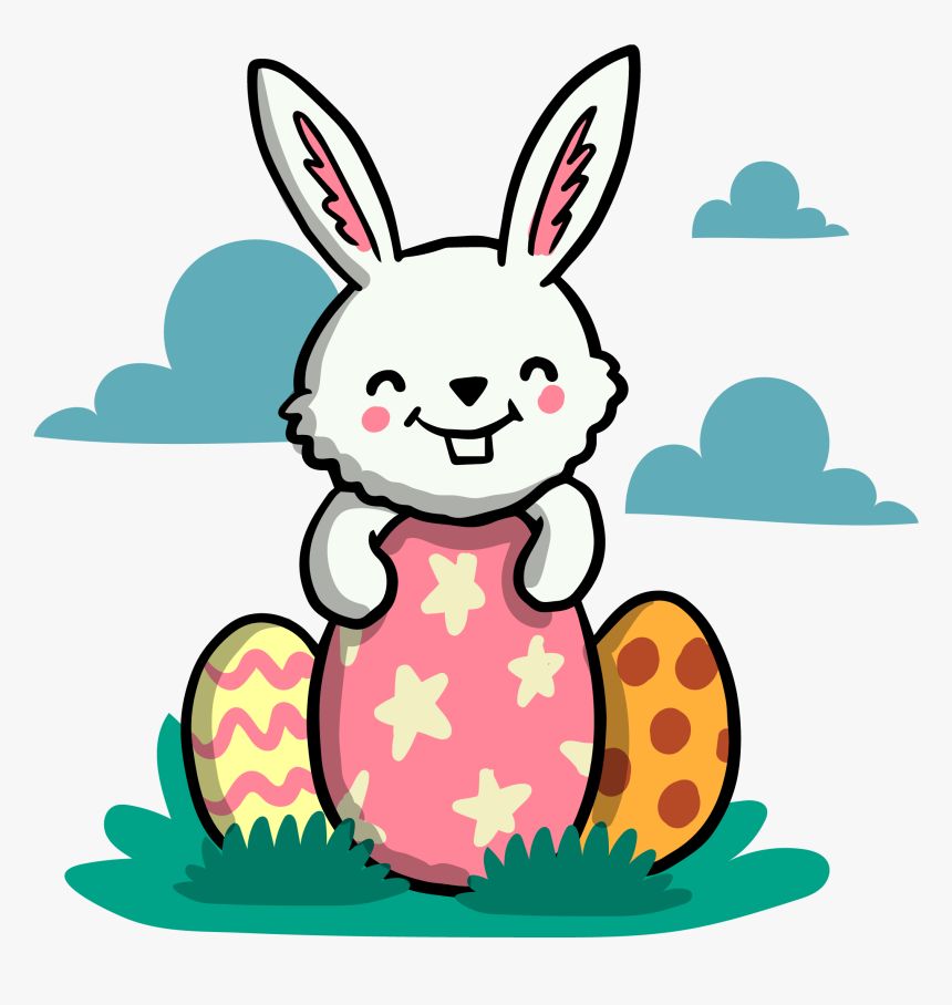 Cute Bunny Png Download - Rabbit, Transparent Png, Free Download