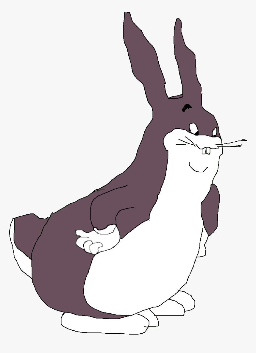 Big Chungus Clipart White Background - Big Chungus White Background, HD Png Download, Free Download