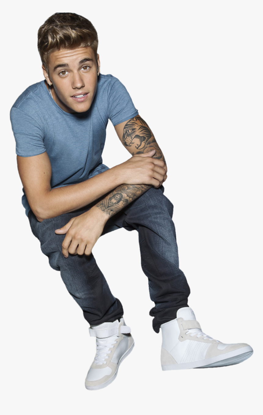 Celebrity Png Sitting - Justin Bieber Sitting Transparent, Png Download, Free Download