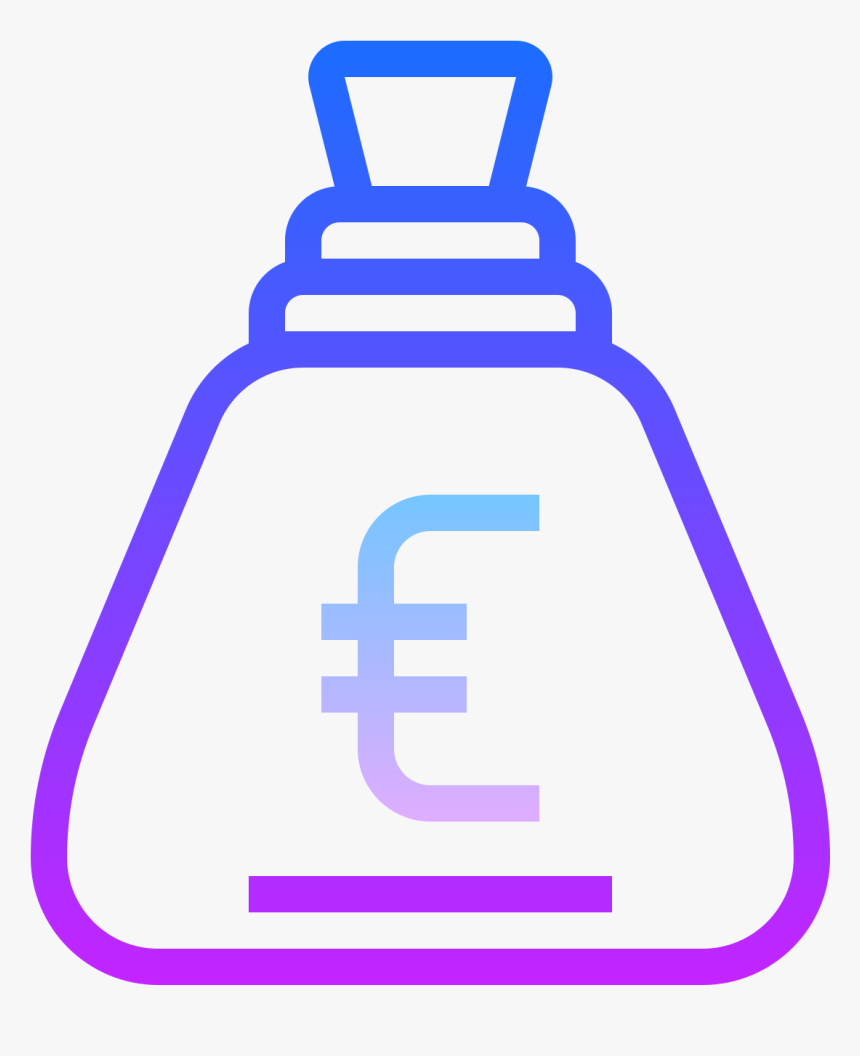 Money Bag Euro Icon - Png App Icon Money, Transparent Png, Free Download