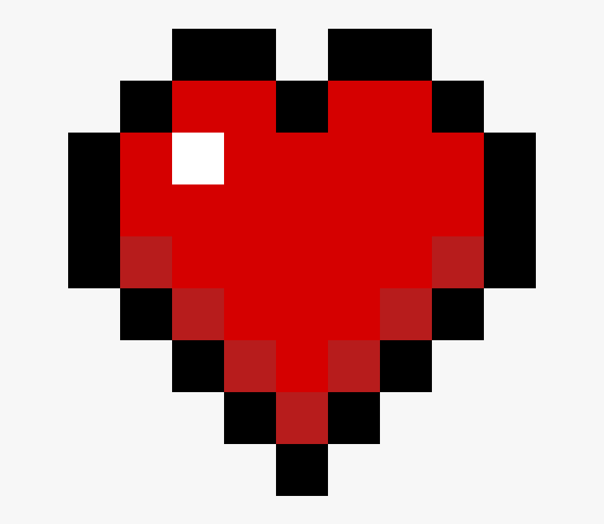 Heart Minecraft Png, Transparent Png, Free Download