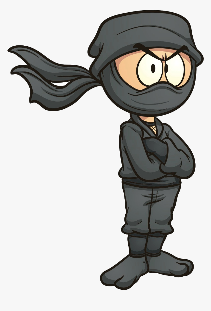 Transparent Ninja Png - Cartoon Ninja Transparent Background, Png Download, Free Download