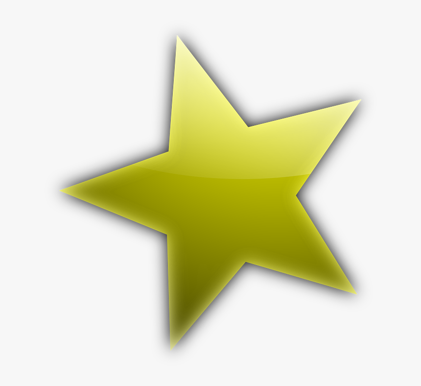 Star With Shadow Png, Transparent Png, Free Download