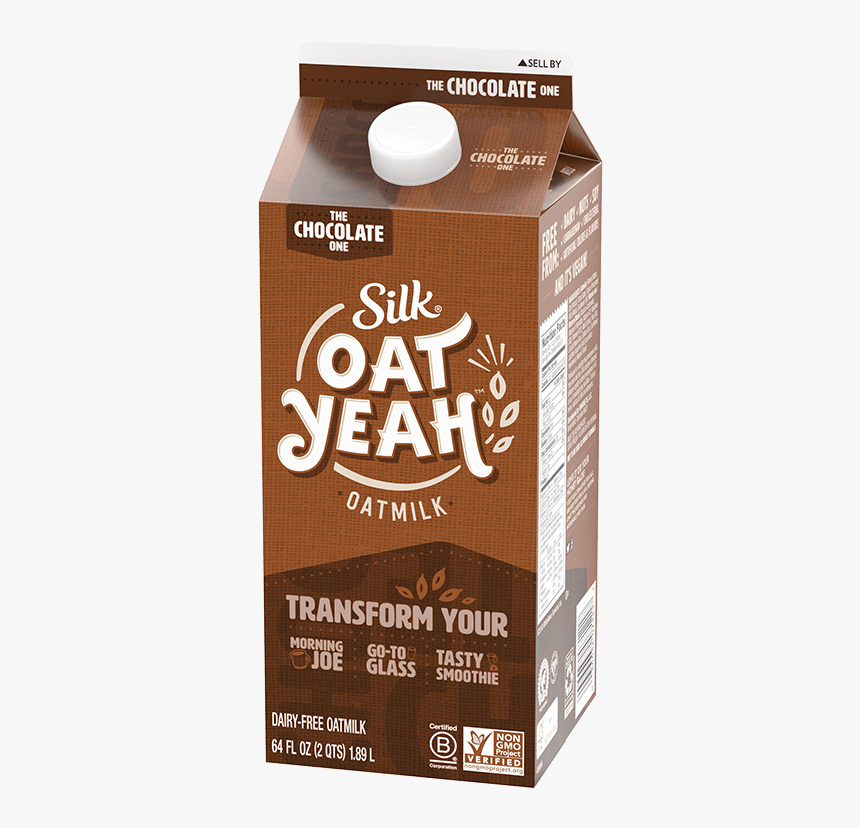 Silk Oat Yeah Chocolate Oatmilk - Silk Oat Yeah Milk, HD Png Download, Free Download