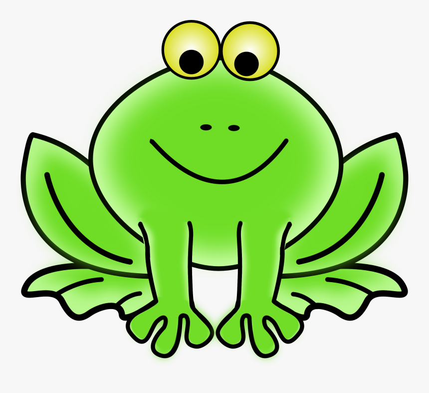 Clipart Frog - Green Clipart, HD Png Download, Free Download