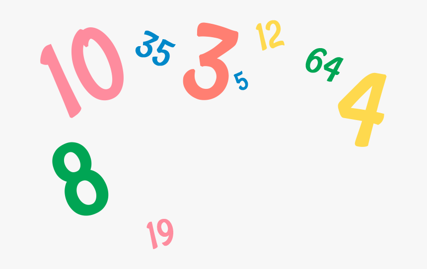 School Numbers Png, Transparent Png, Free Download