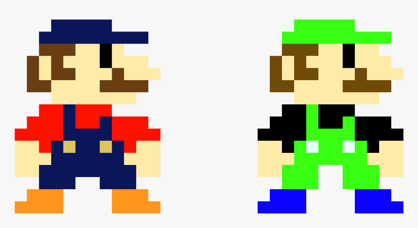 Mario Bros Png Pixel, Transparent Png, Free Download